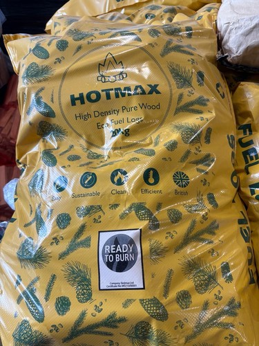 Hotmax eco logs 20kg - logs, sack