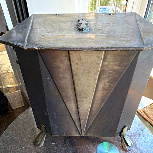Art deco indoor log coal - art, log/coal