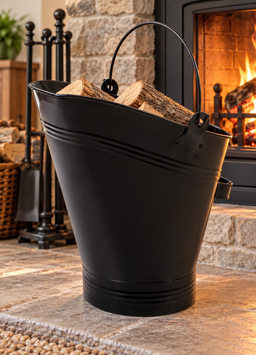 Fireplace metal coal - coal, bucket