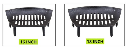 Fire grate cast iron - 16",