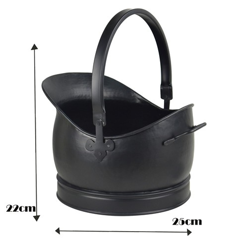 Coal bucket fireplace log - coal,