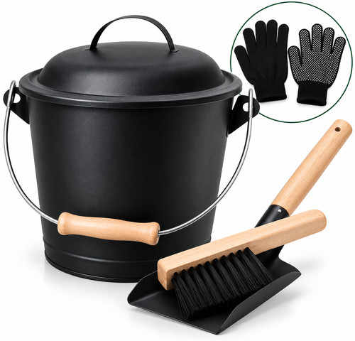 Coal bucket and - coal, shovel
