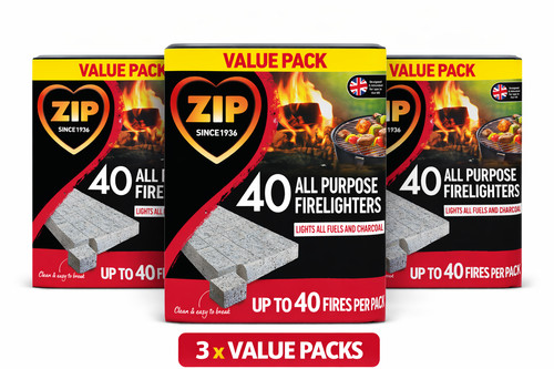 Zip all purpose firelighters - zip,