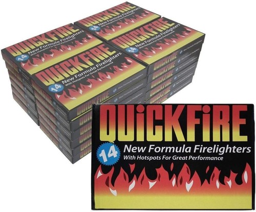 Quickfire firelighters fire - 4x,