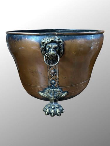 19th copper and brass rivited - copper,