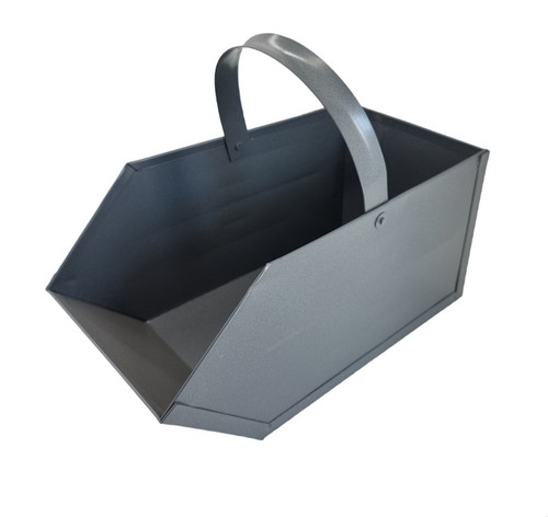 Steel coal box with - steel,