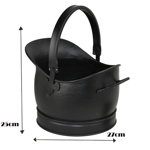 Coal bucket fireside fuel - coal,