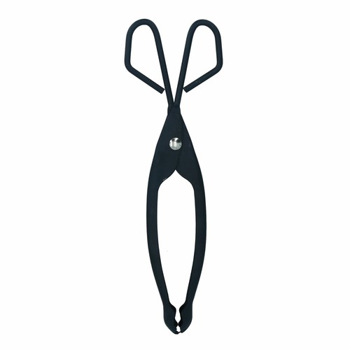 Straight log tongs - straight, metal