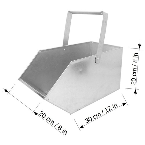 Coal scuttle hod bucket - scuttle, large