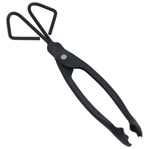 Fire side log coal - wood, tongs