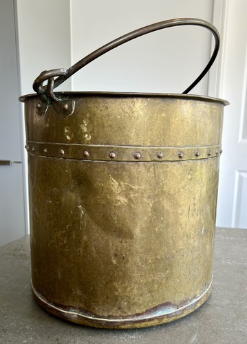 Large copper brass log - copper,
