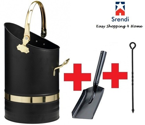 Black brass handles - 16",