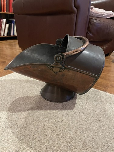 Coal scuttle log holder - scuttle.,